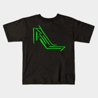 Signature of an AI - Green Kids T-Shirt